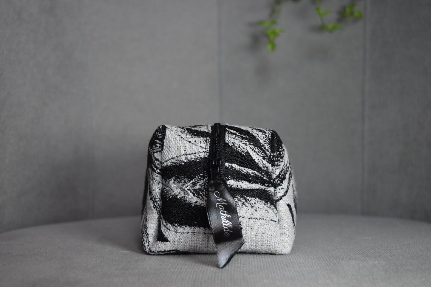 Trousse à maquillage - motif végétal