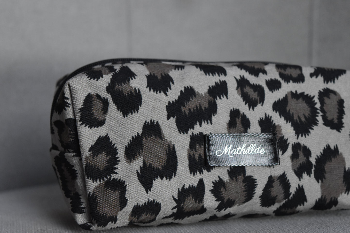 Trousse de toilette léopard