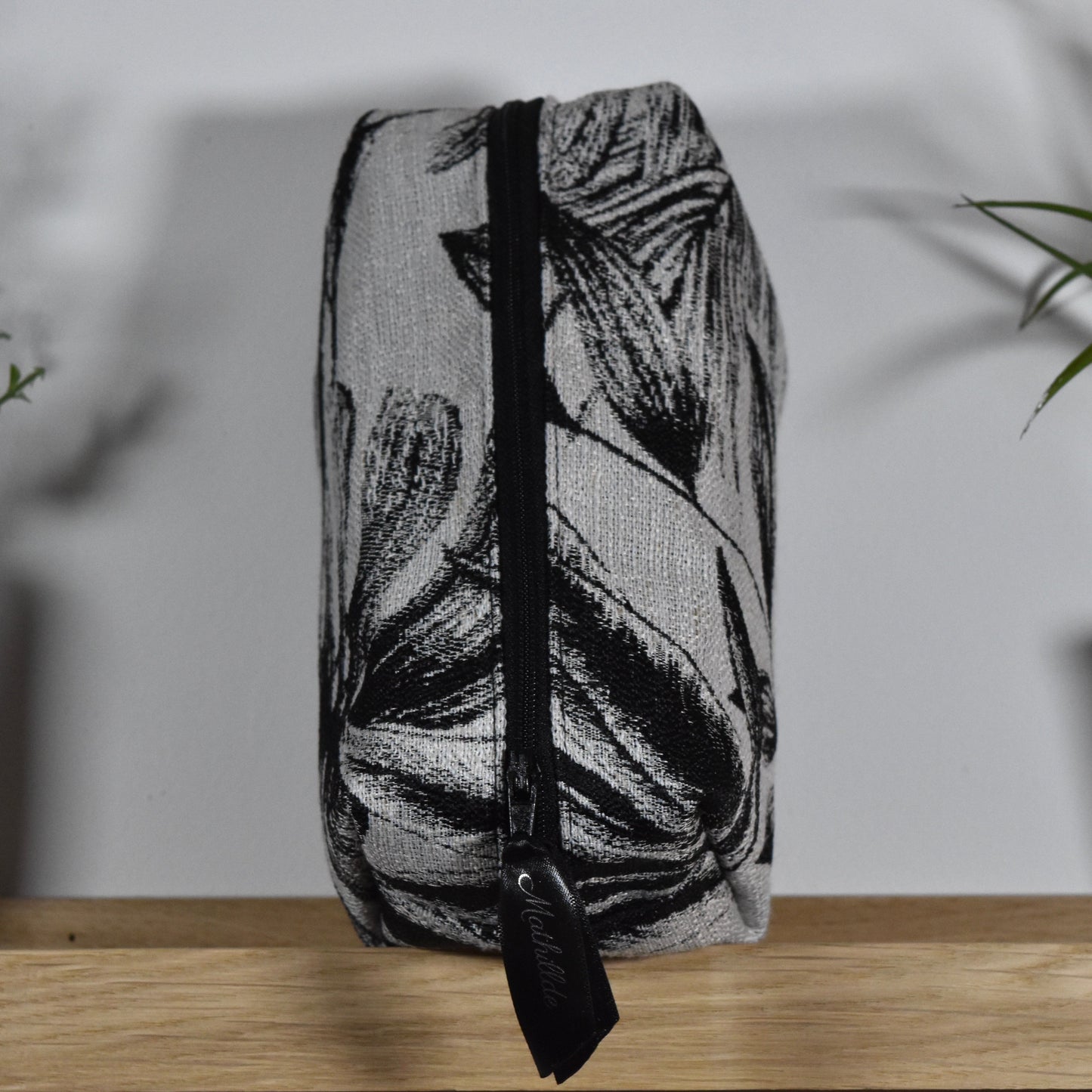 Trousse à maquillage - motif végétal