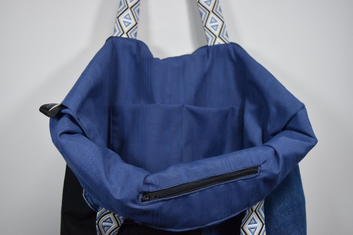 Sac cabas grand format en jean