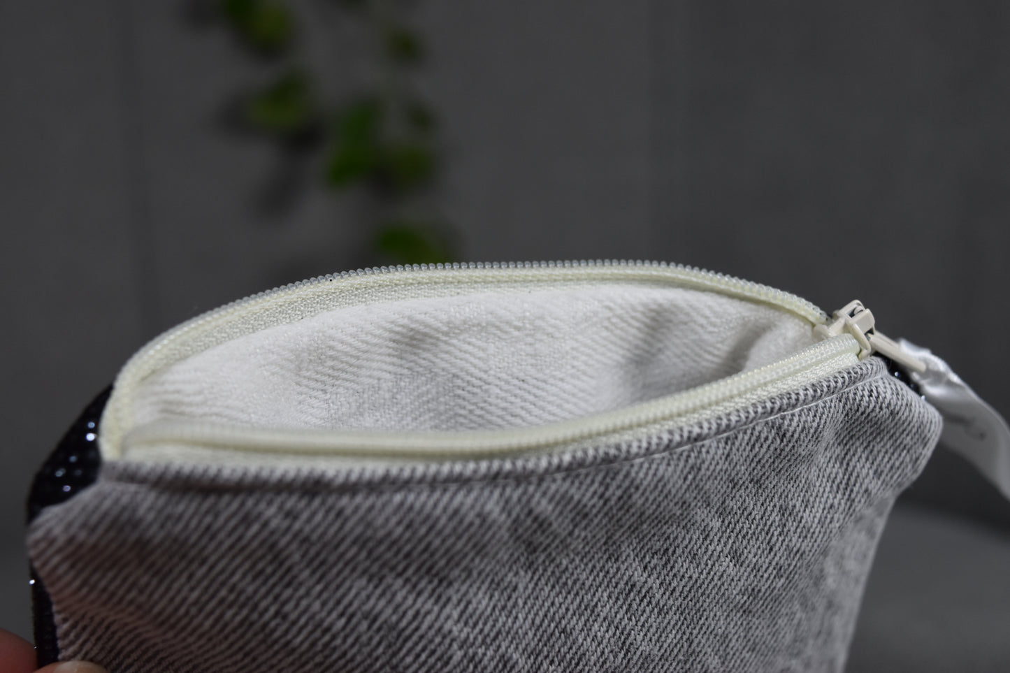 Tiny paillettes et jean gris