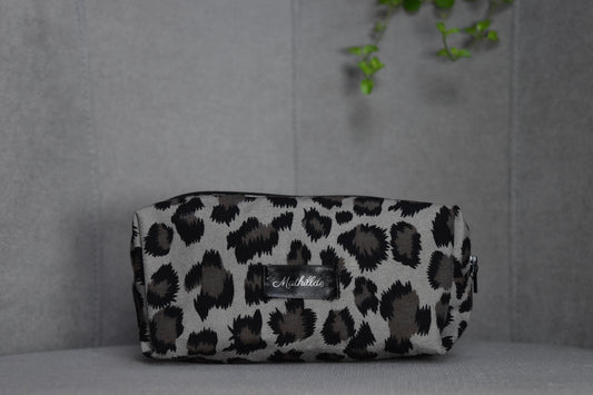 Trousse de toilette léopard