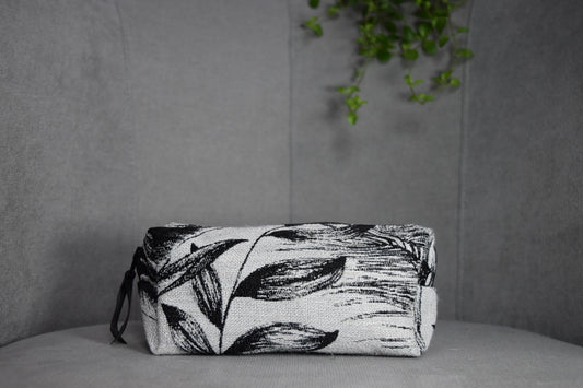 Trousse à maquillage - motif végétal