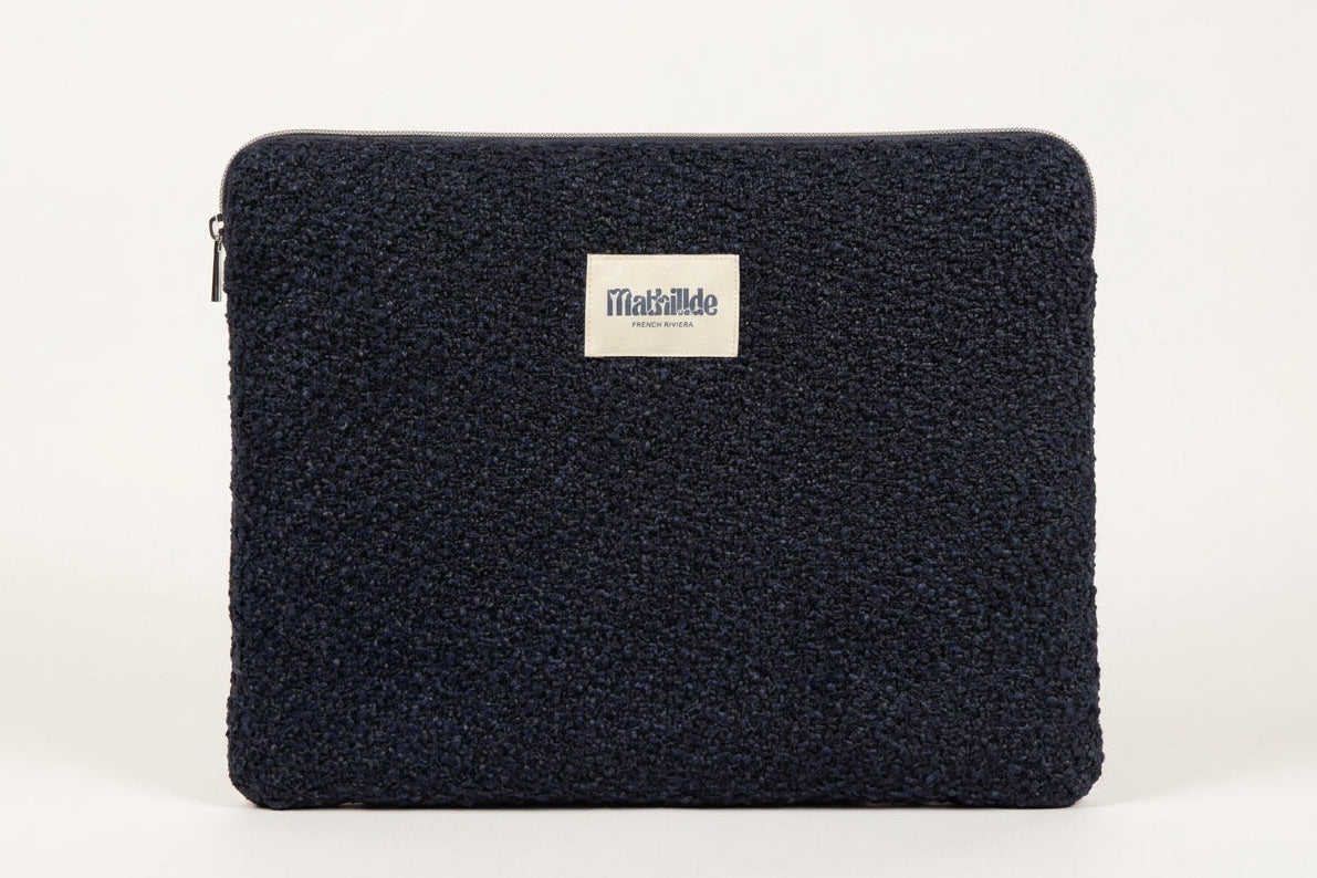 Housse d'ordinateur 13 pouces, bleue
